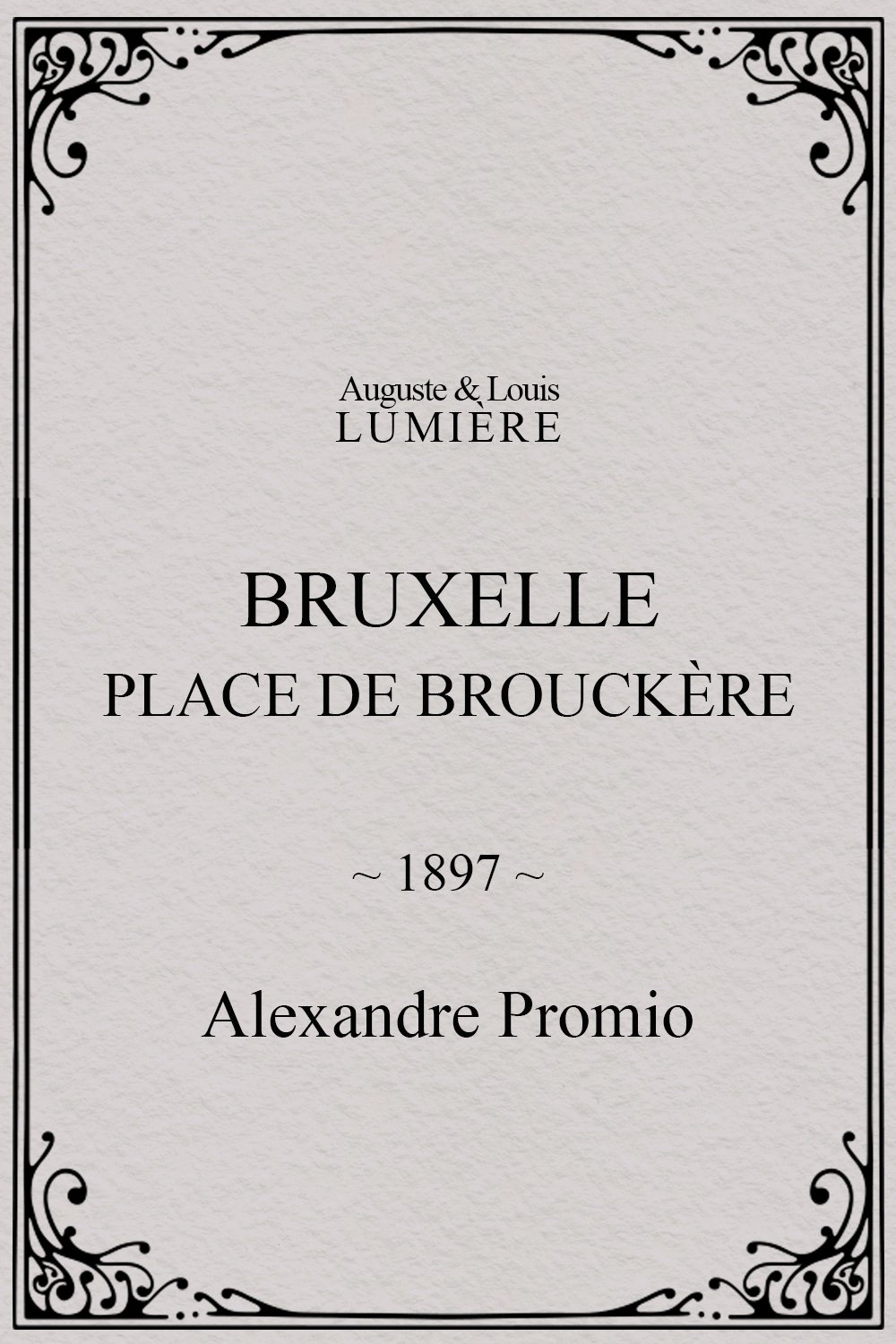 Bruxelles, Place de Brouckère