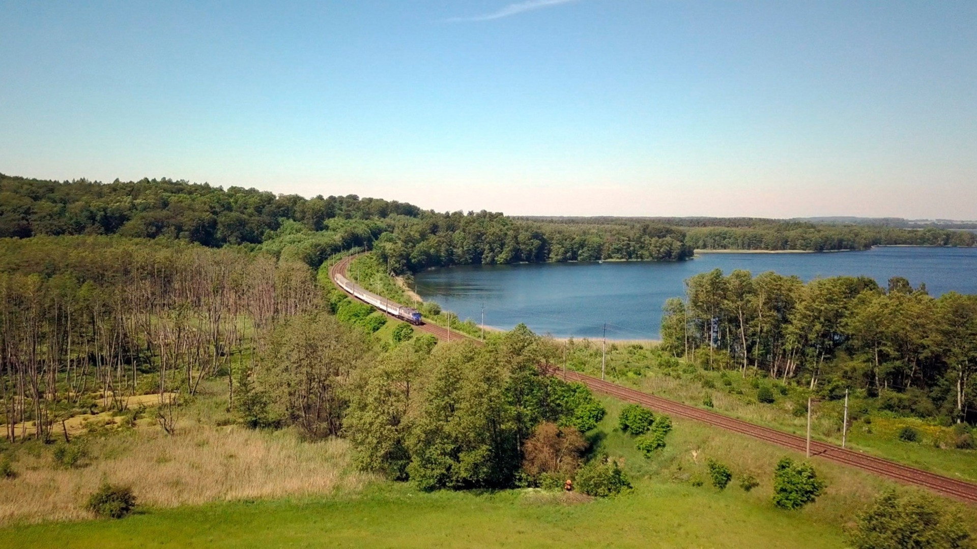 By train through northern Poland