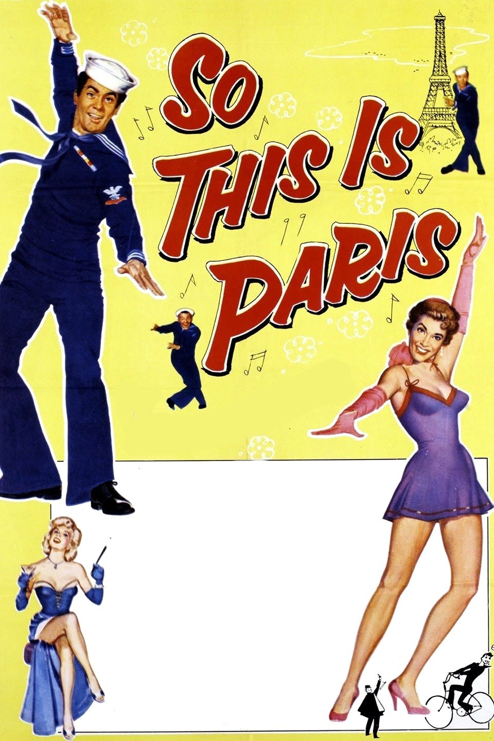Poster de Três Marujos em Paris