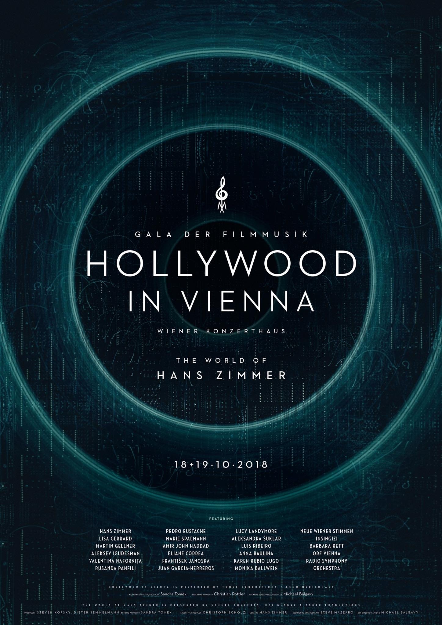 Poster de Hollywood in Vienna 2018 - The World of Hans Zimmer