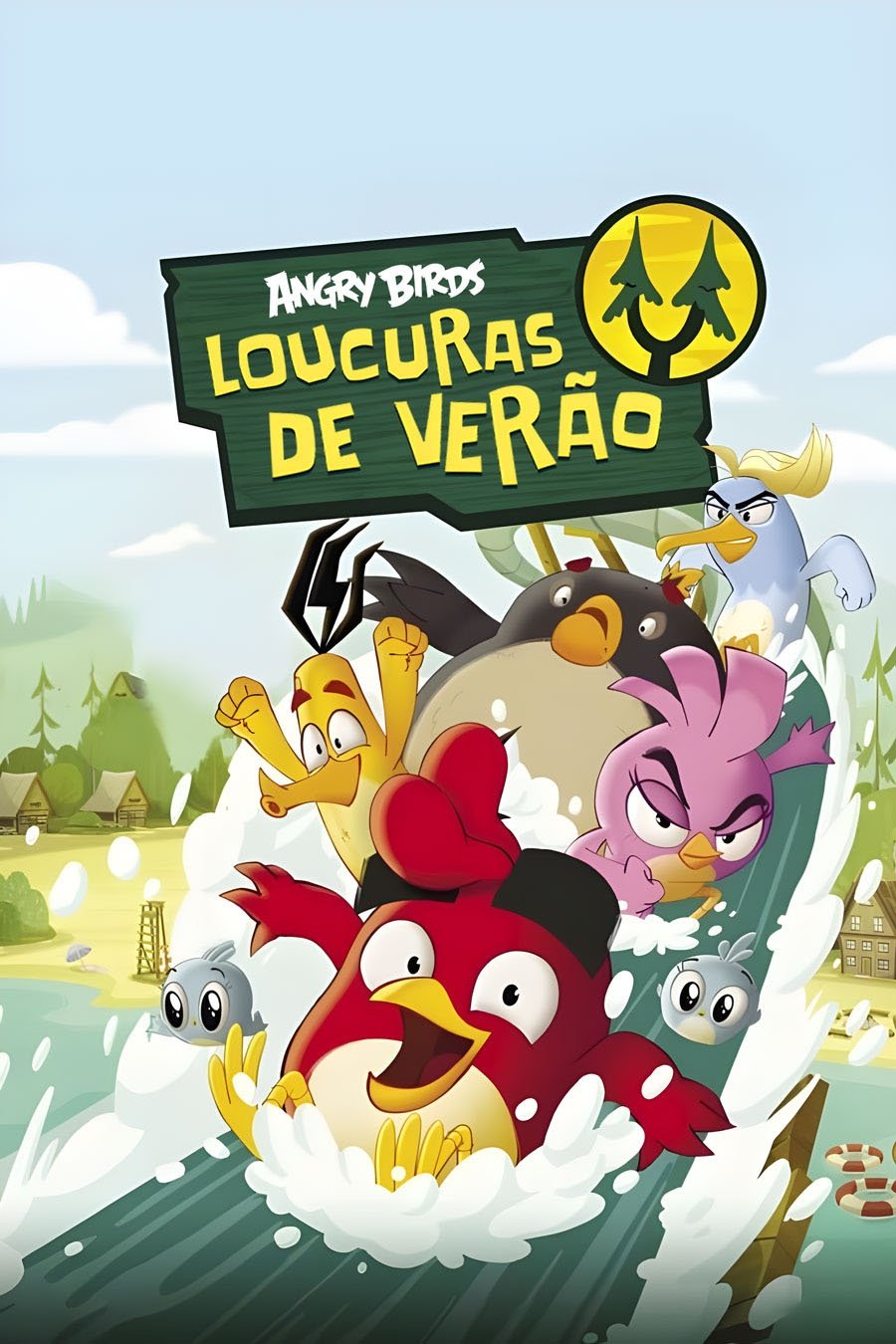 Poster de Angry Birds: Loucuras de Verão