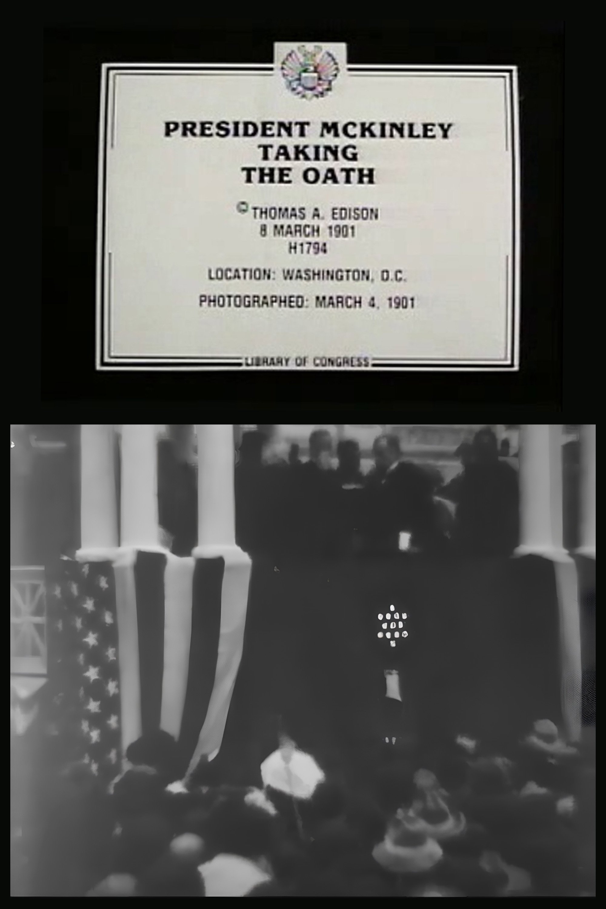 Poster de President McKinley Taking the Oath