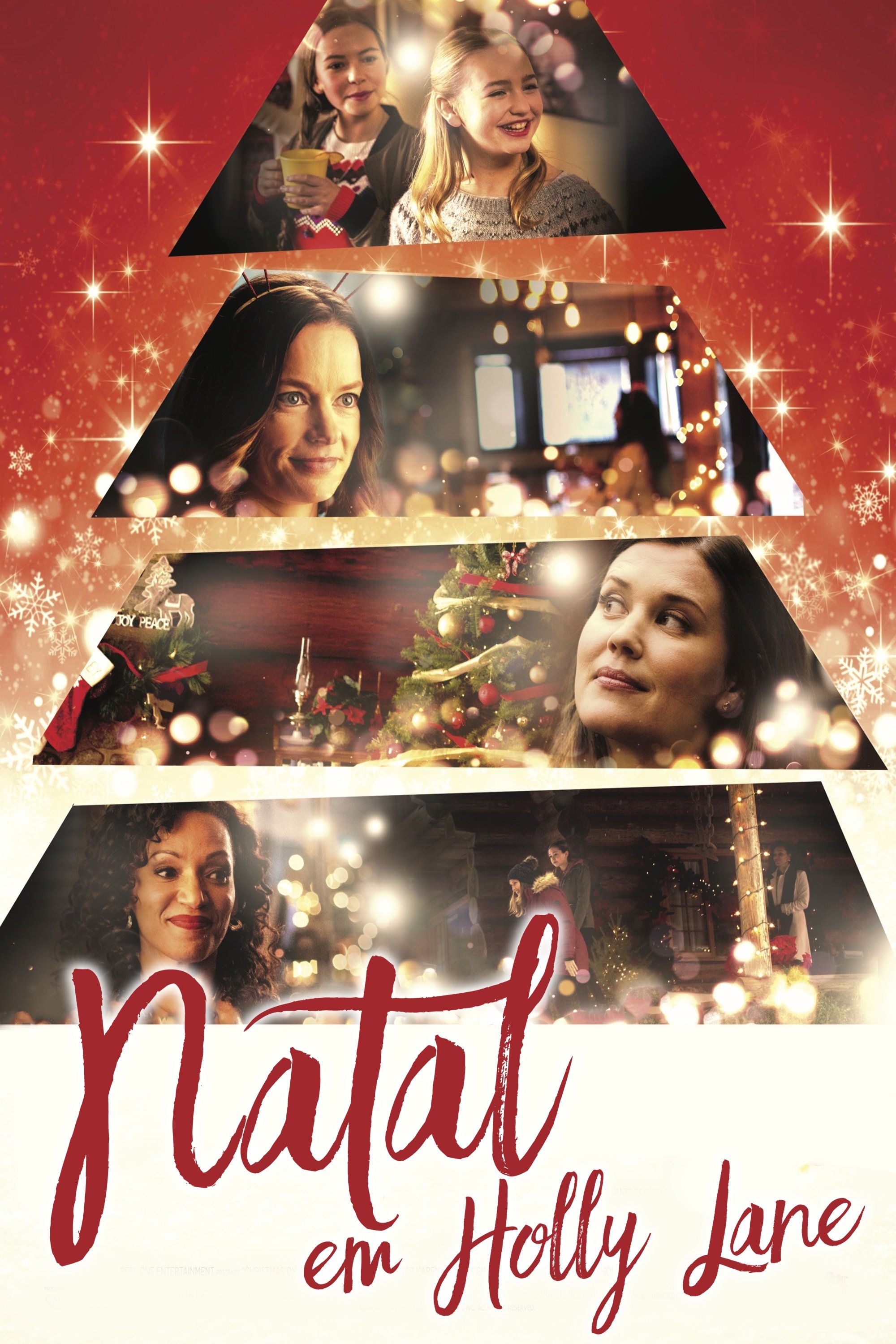Poster de Natal em Holly Lane