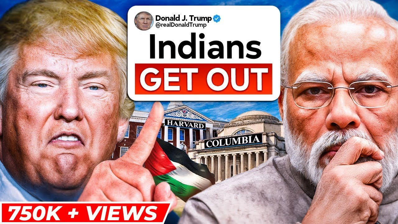 Trump HATES INDIAN STUDENTS | Trump vs Harvard