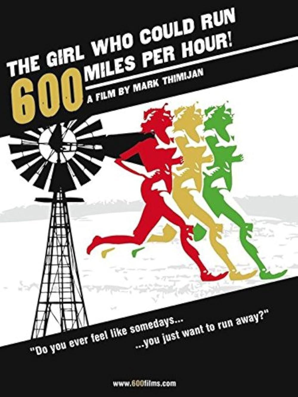 Poster de The Girl Who Could Run 600 Miles Per Hour