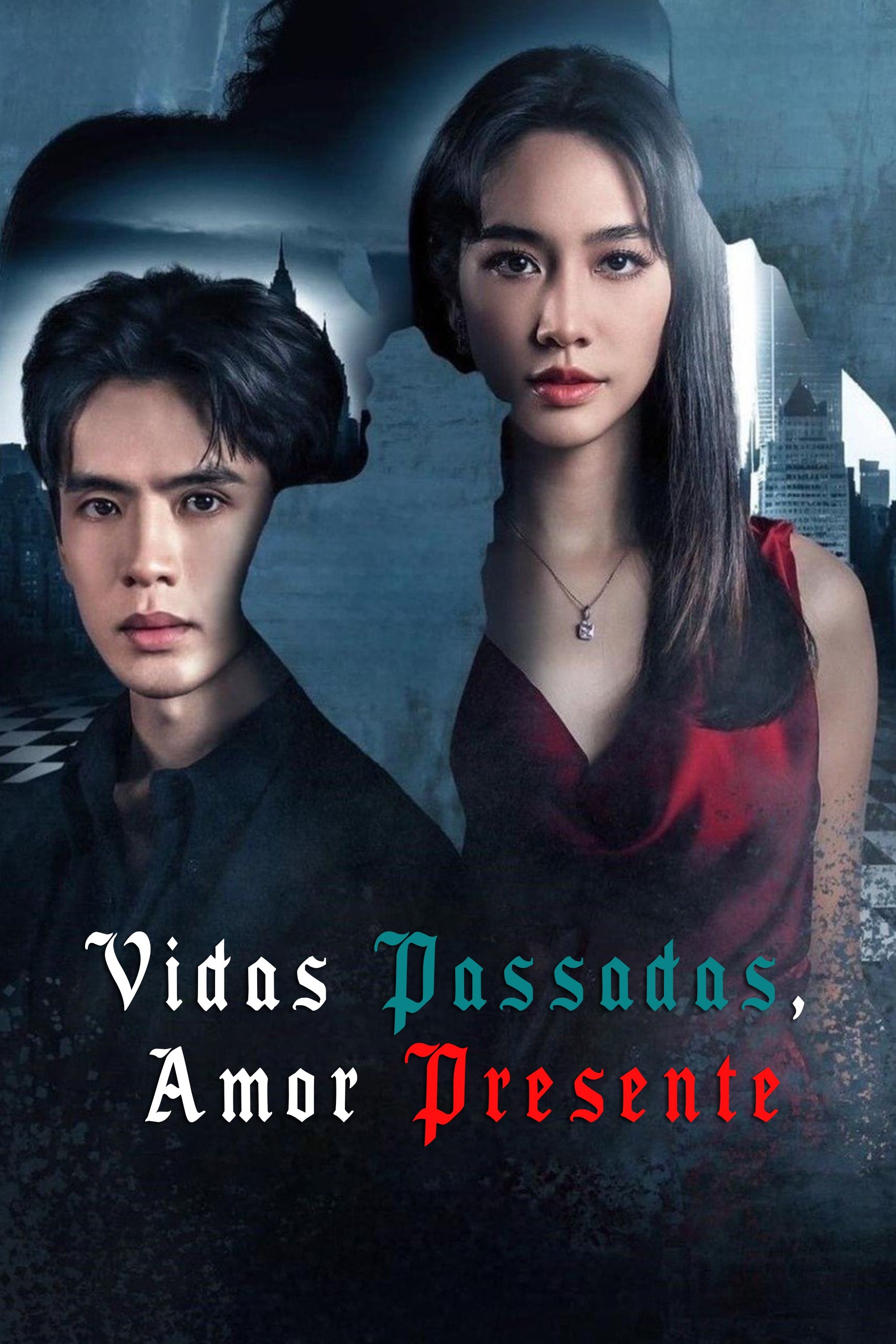 Poster de Vidas Passadas, Amor Presente