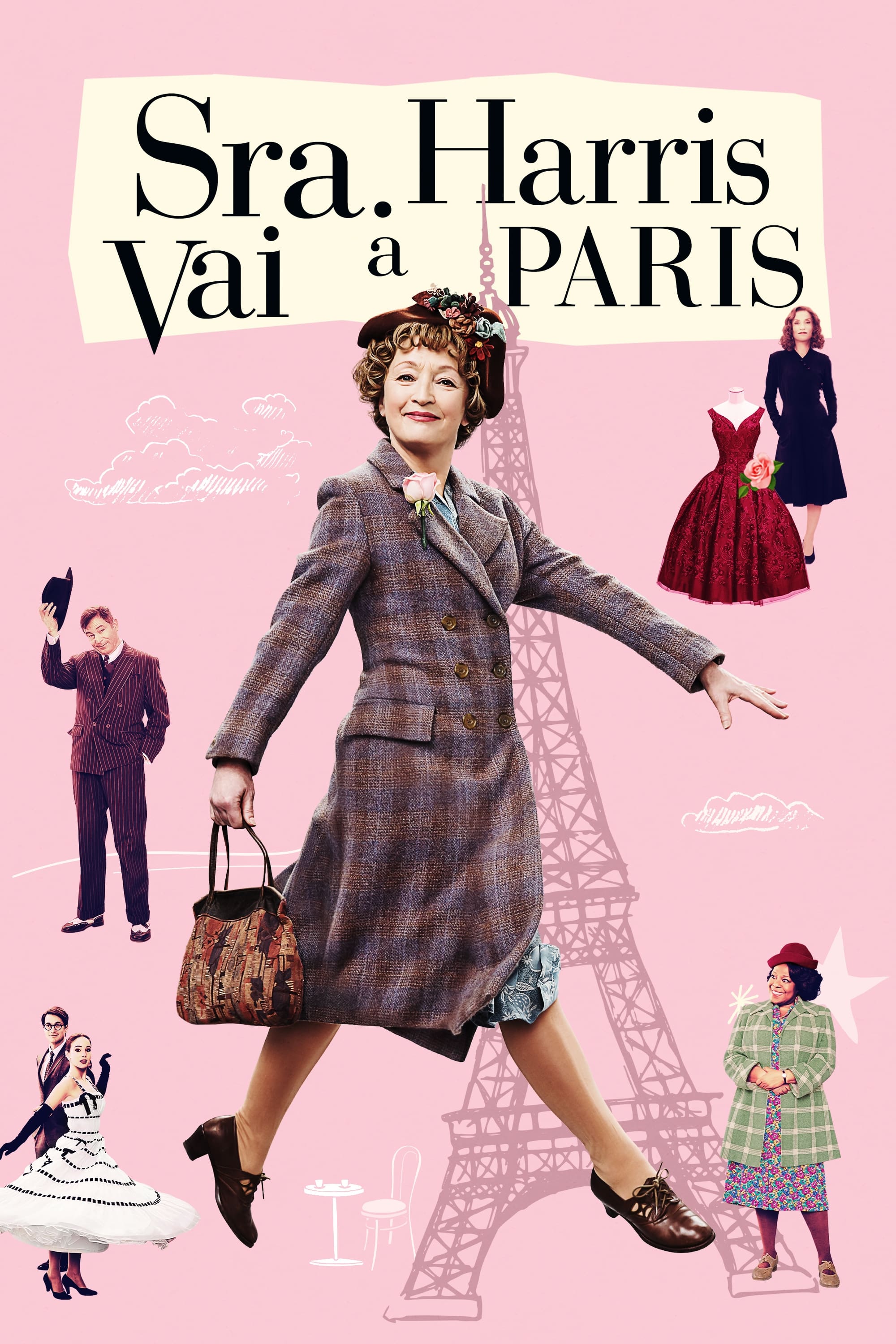 Poster de Sra. Harris Vai a Paris