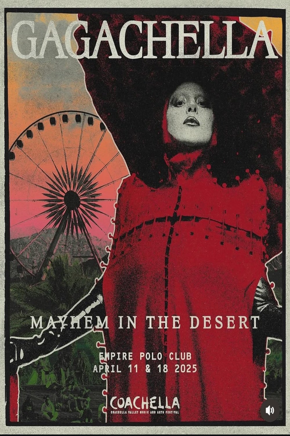 Poster de Lady Gaga in Coachella 2025: Mayhem in the Desert - Gagachella