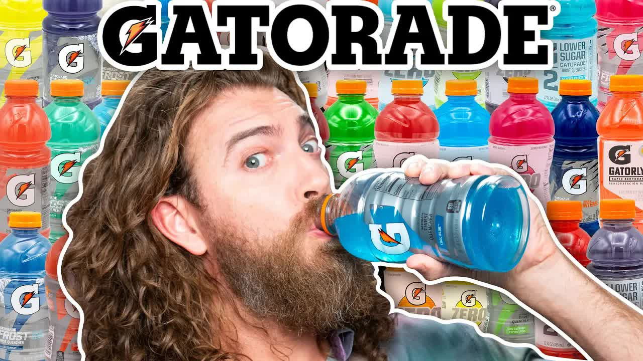We Tried EVERY Gatorade Flavor
