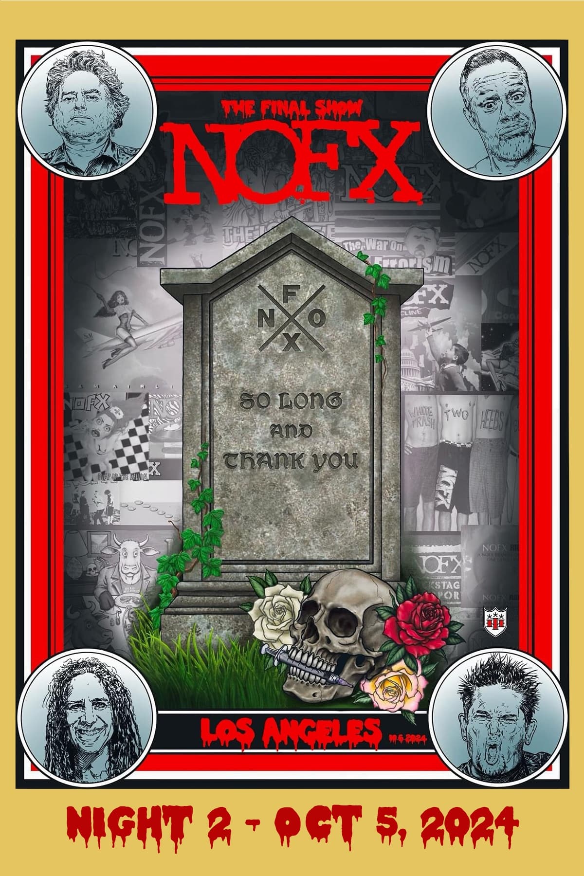 Poster de NOFX: The Final Show (Night 2) Oct 5, 2024