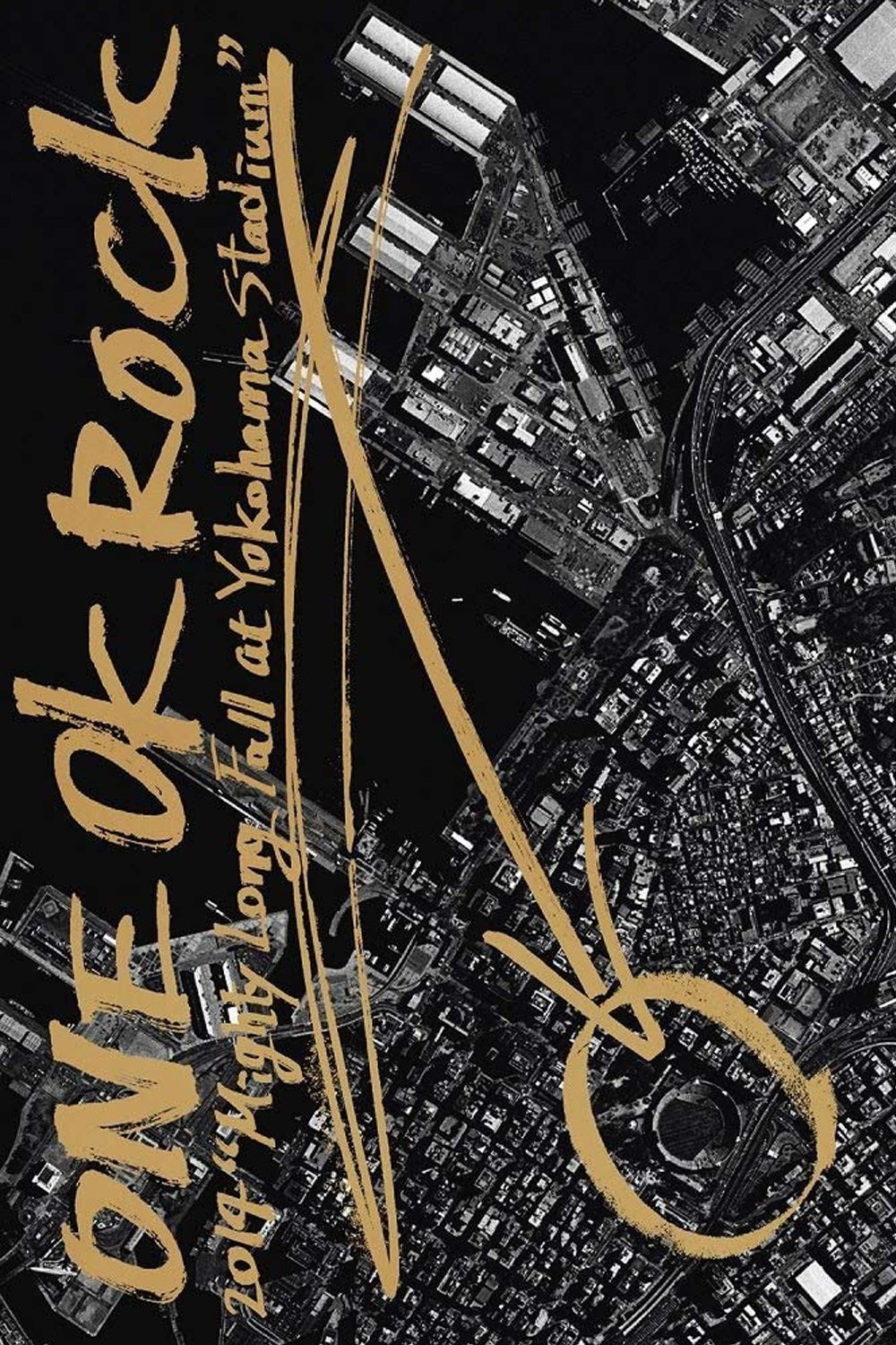 Poster de ONE OK ROCK 2014 "Mighty Long Fall at Yokohama Stadium"