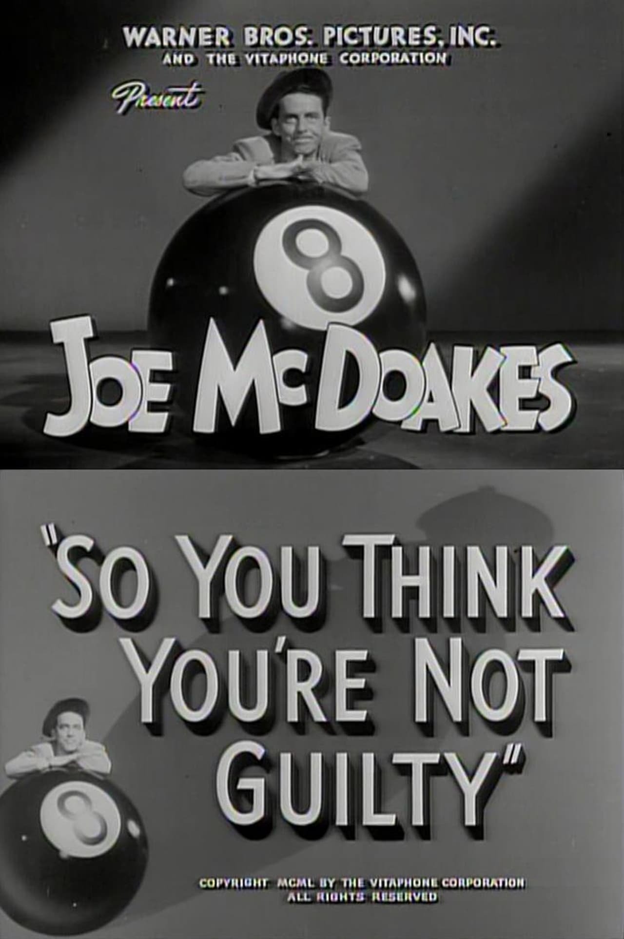 Poster de So You Think You're Not Guilty