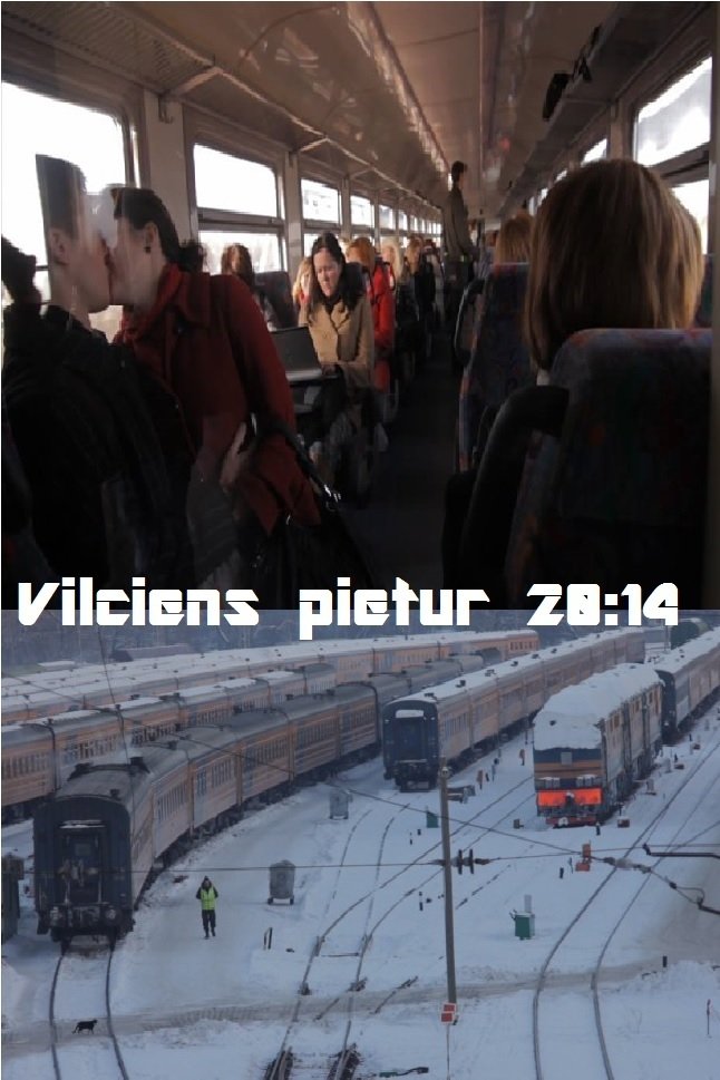 Poster de Vilciens pienāk 20:14