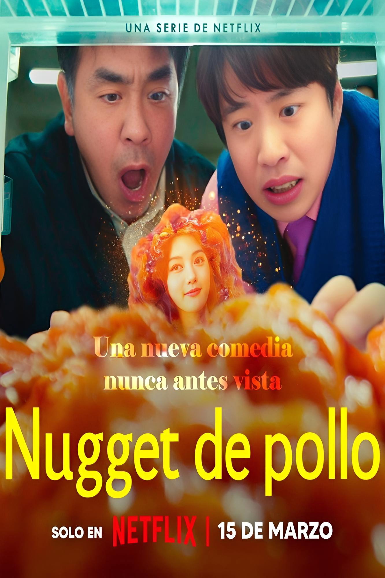 Una mujer se mete en una extraña máquina y se transforma en... ¡un ‘nugget’ de pollo! Ahora su padre y un admirador emprenden una alocada aventura para traerla de vuelta.