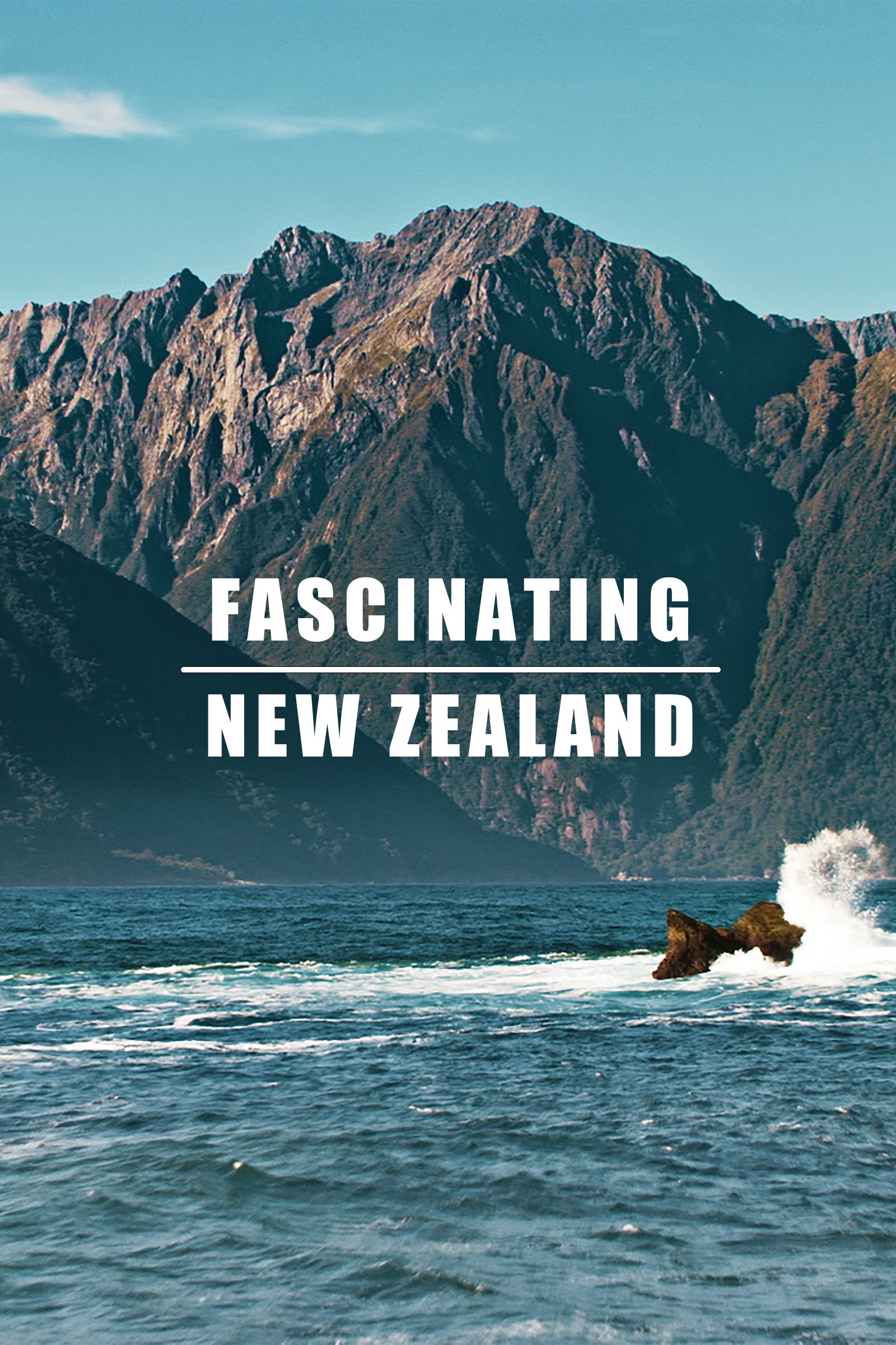 Poster de Neuseeland - Gletscher, Vulkane und Kiwis