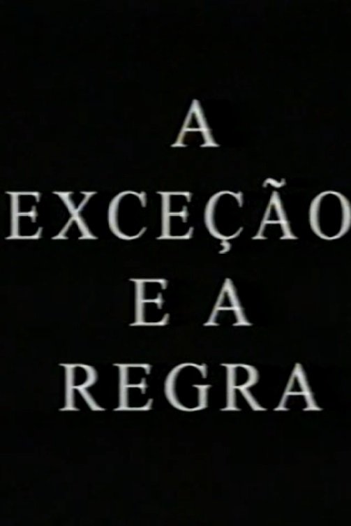 Poster de A Exceção e a Regra