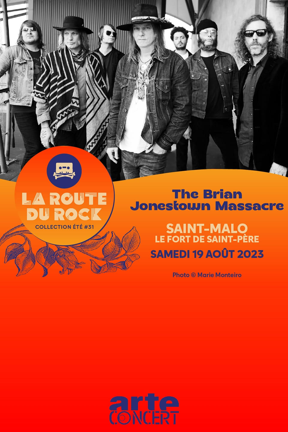 Poster de The Brian Jonestown Massacre - La Route du Rock 2023