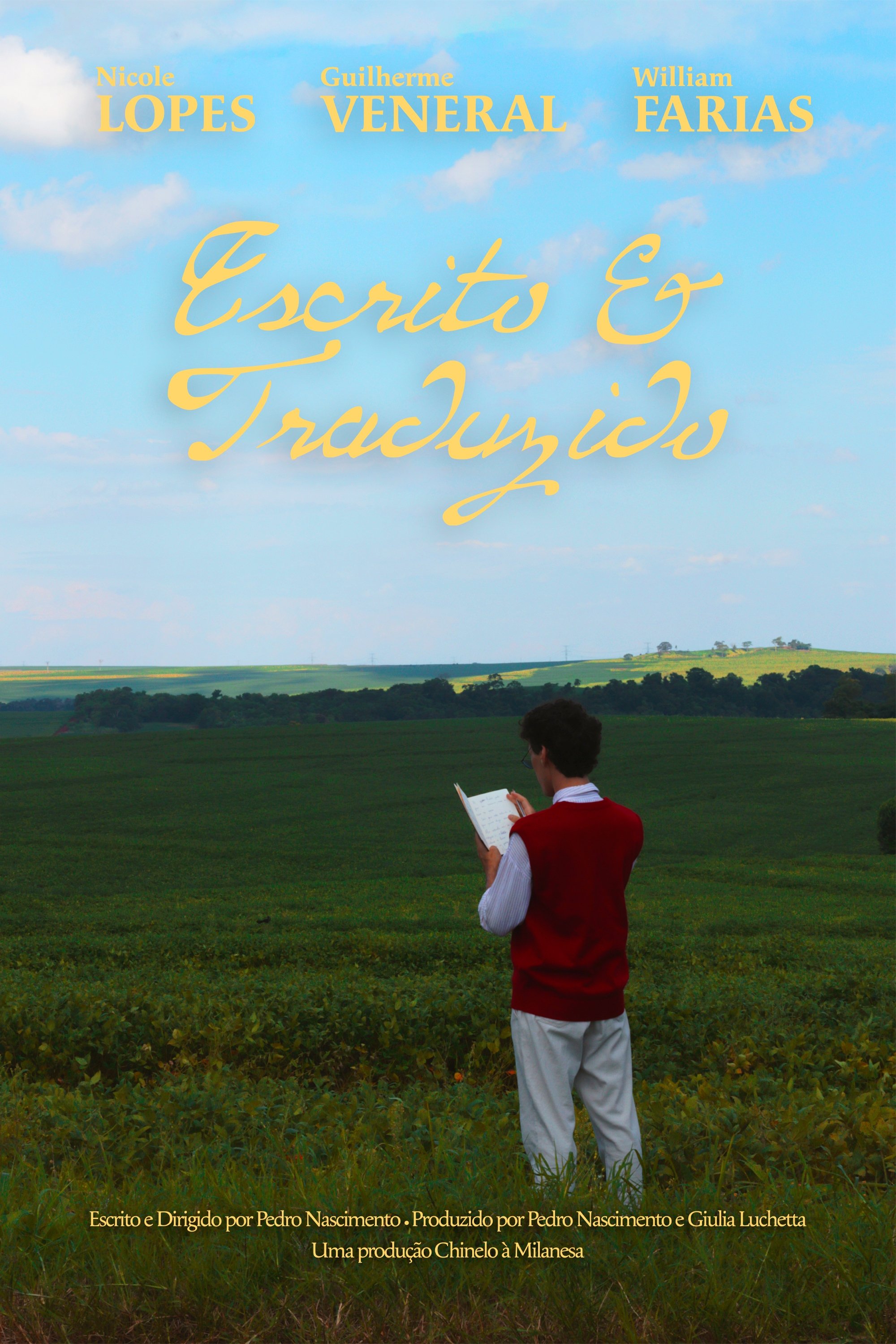 Poster de Escrito e Traduzido