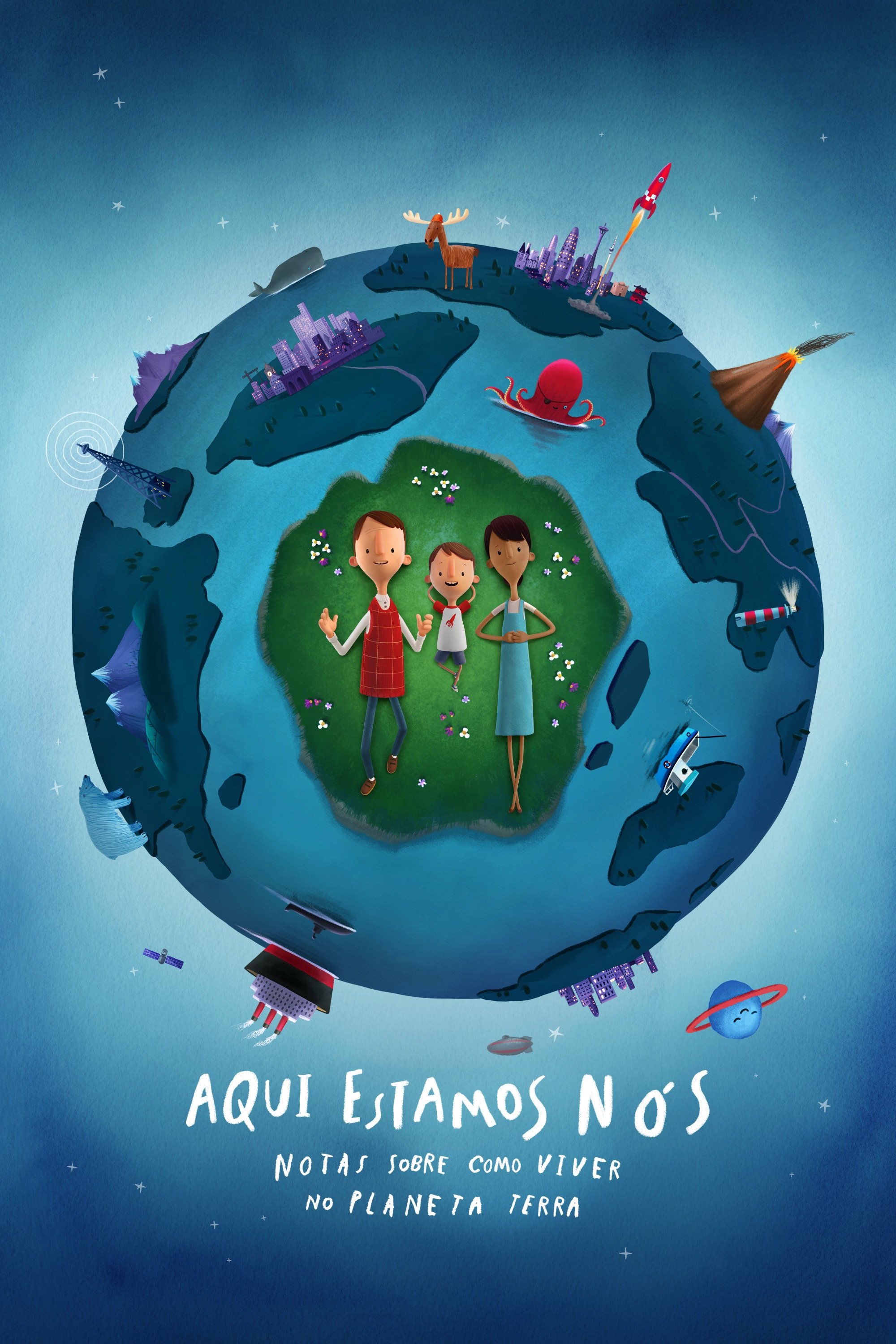 Poster de Aqui Estamos Nós: notas sobre como viver no planeta Terra