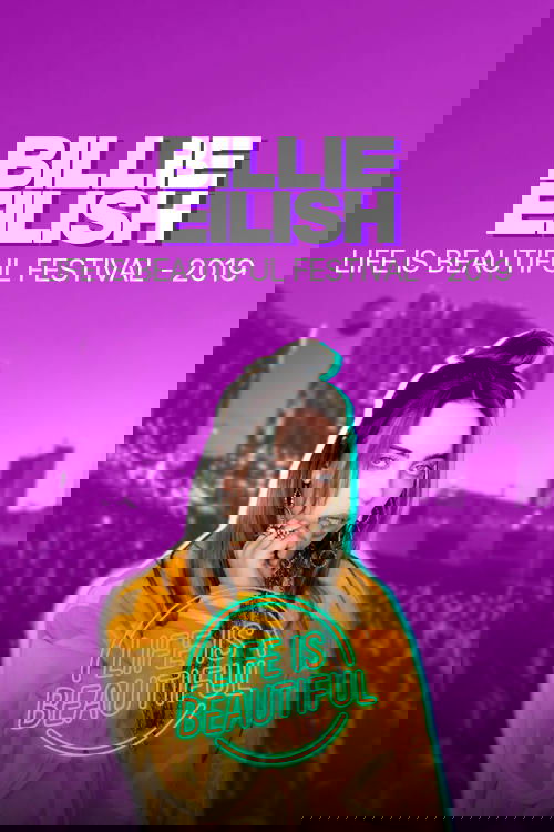 Poster de Billie Eilish - Life is Beautiful Festival