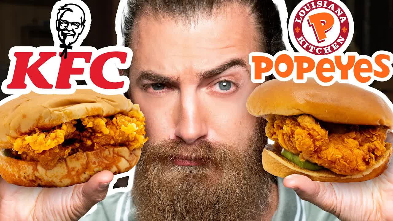 KFC vs. Popeyes Taste Test | FOOD FEUDS