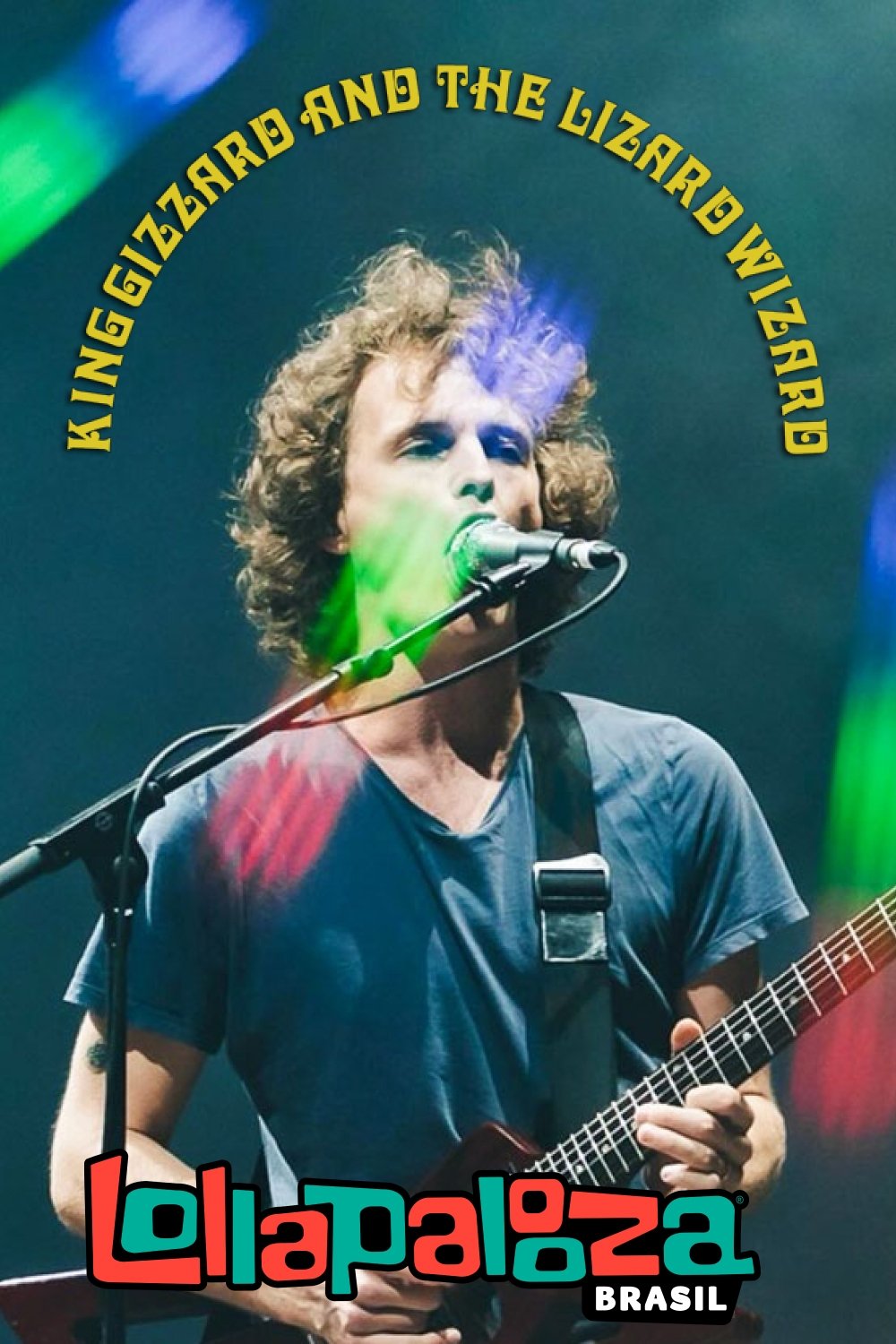 Poster de King Gizzard & The Lizard Wizard - Lollapalooza Brasil 2024