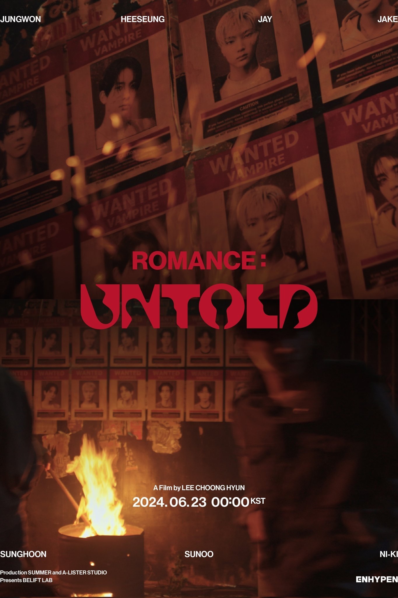 Poster de ENHYPEN (엔하이픈) UNTOLD Concept Cinema
