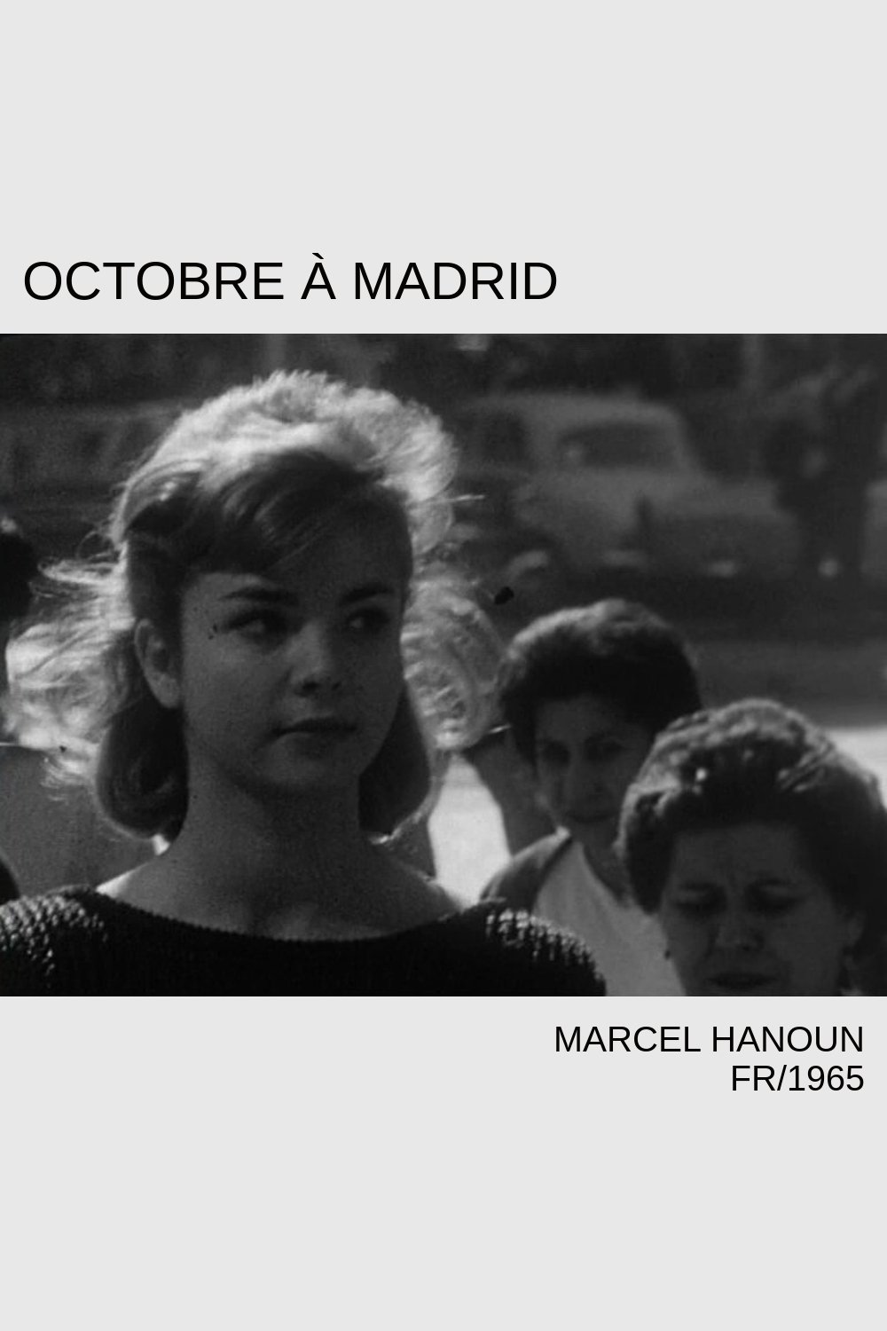Poster de Octobre à Madrid