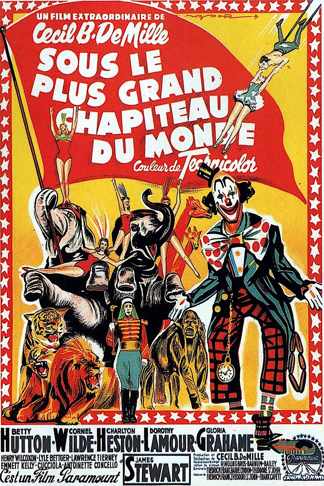 Affiche du film Sous le plus grand chapiteau du monde