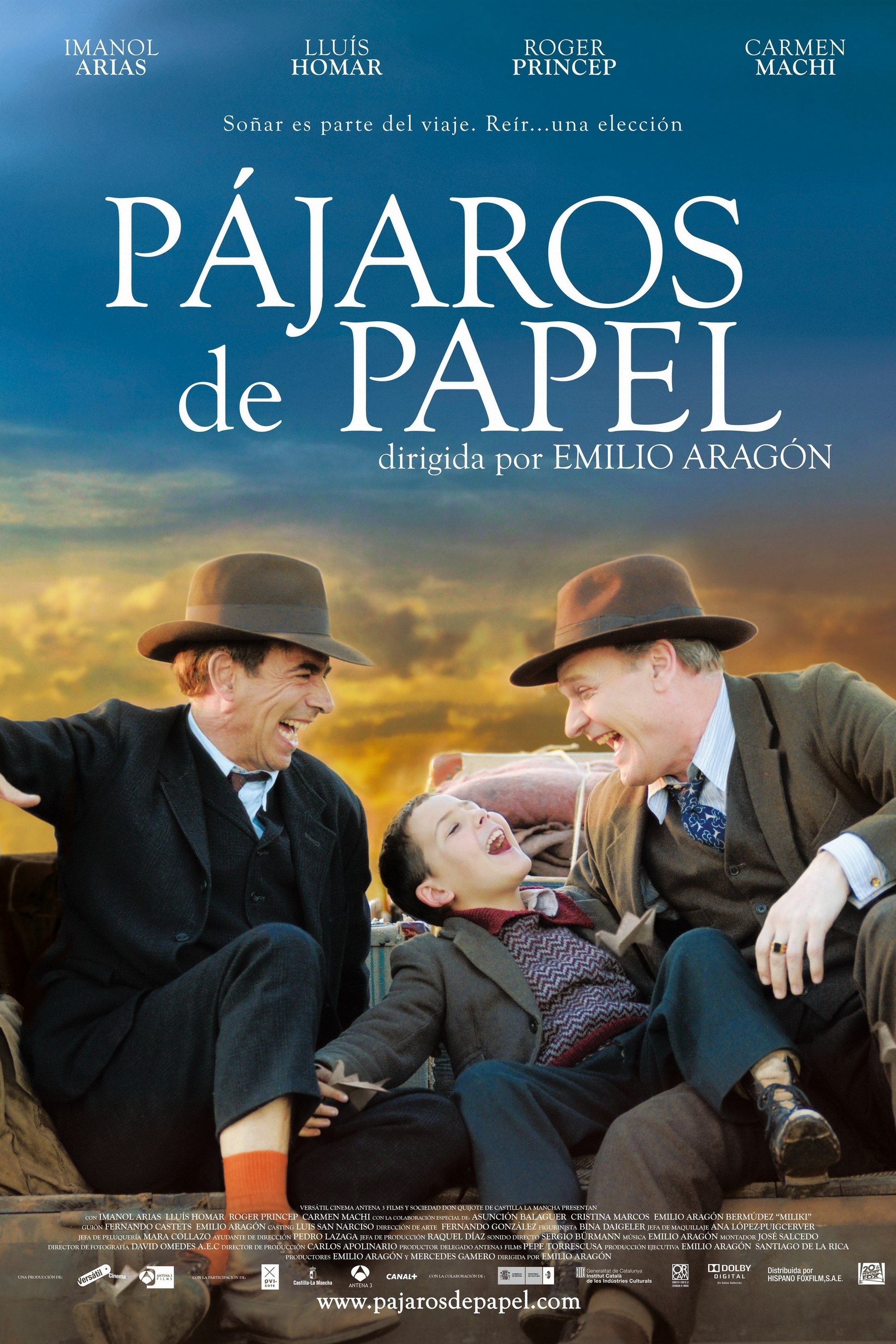 Poster de Pássaros de Papel