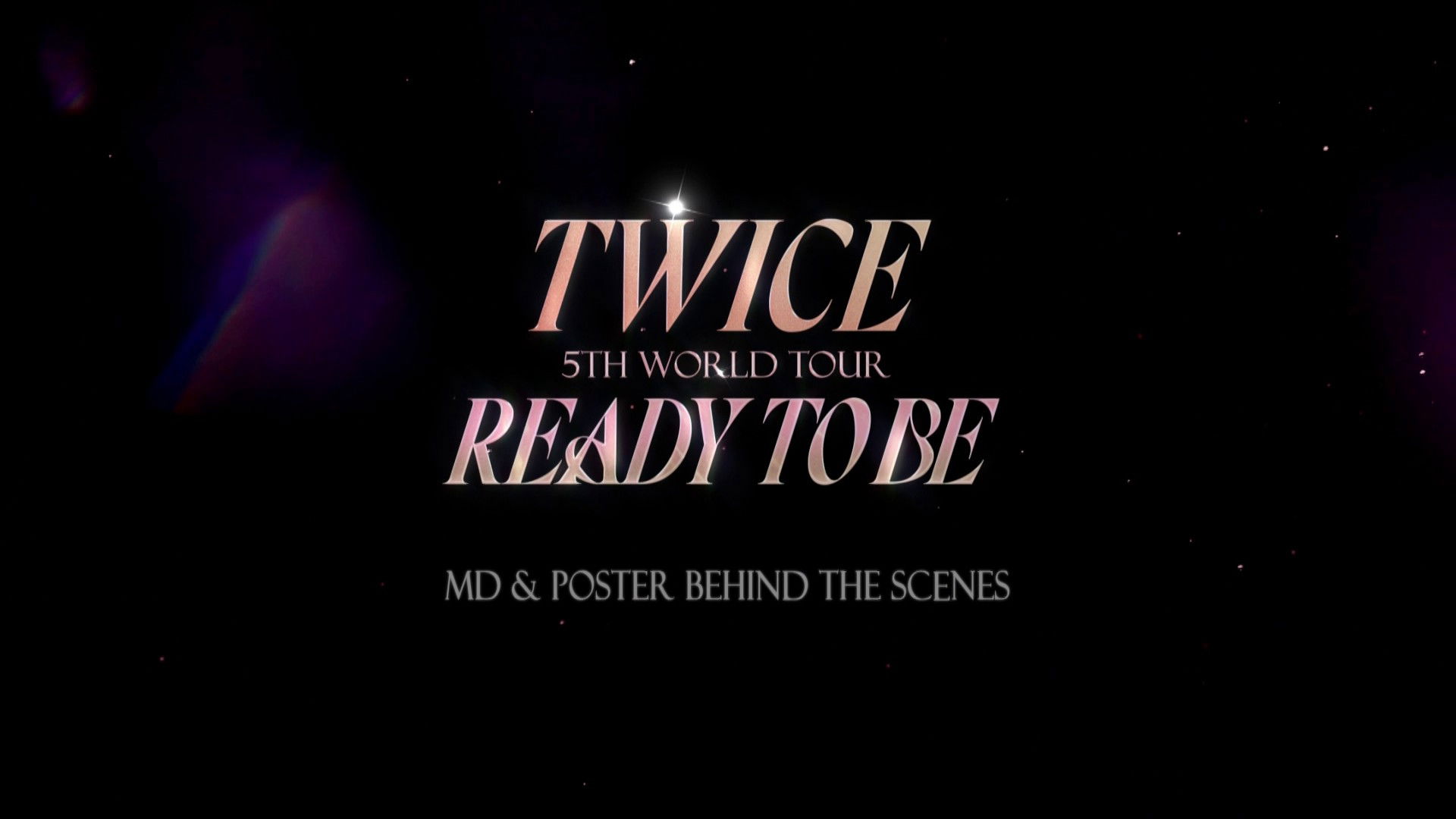 MD & POSTER BEHIND THE SCENES