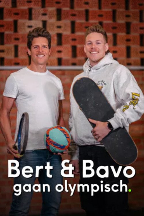 Poster de Bert en Bavo gaan Olympisch