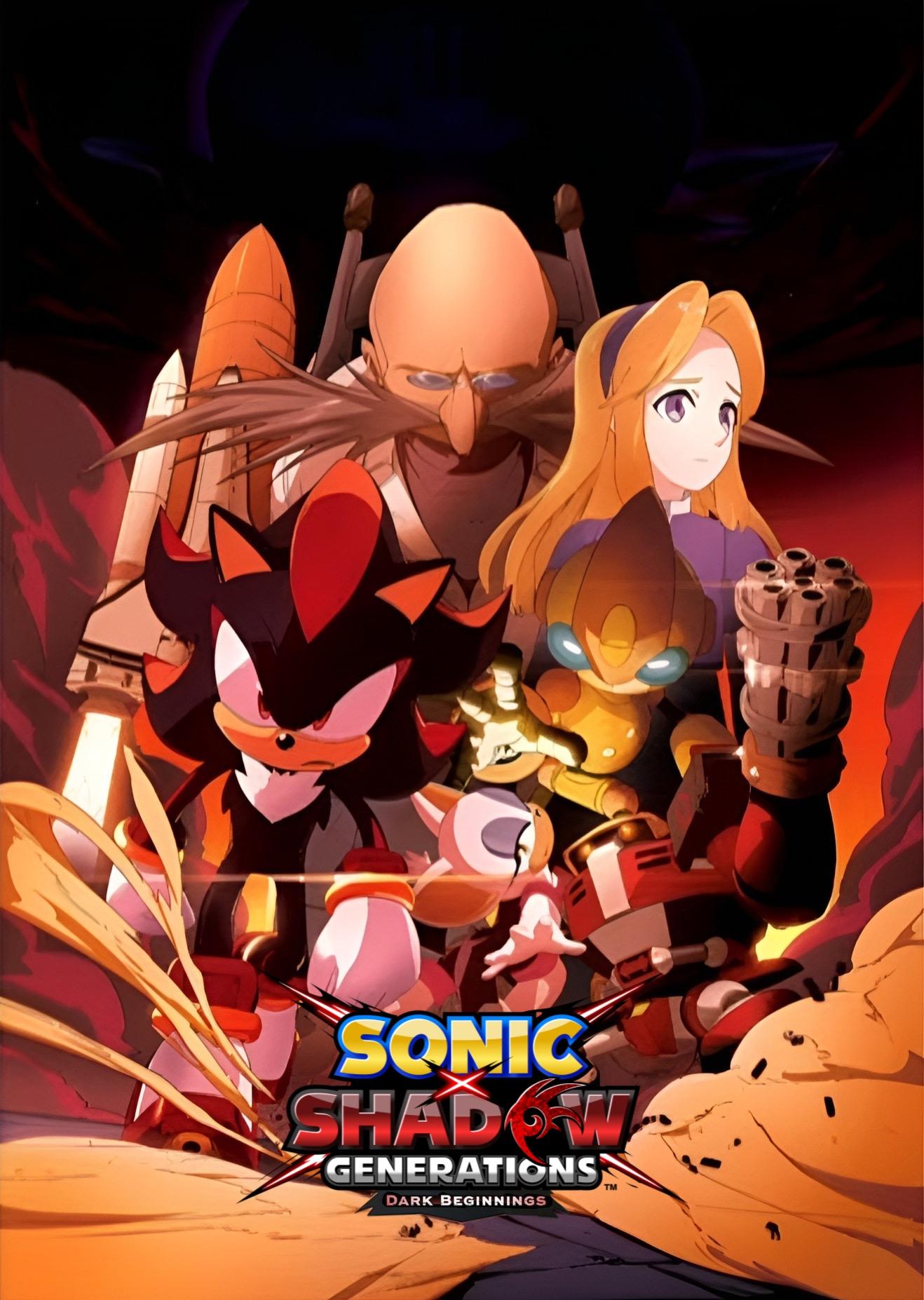 Poster de Sonic x Shadow Generations - Origens Sombrias