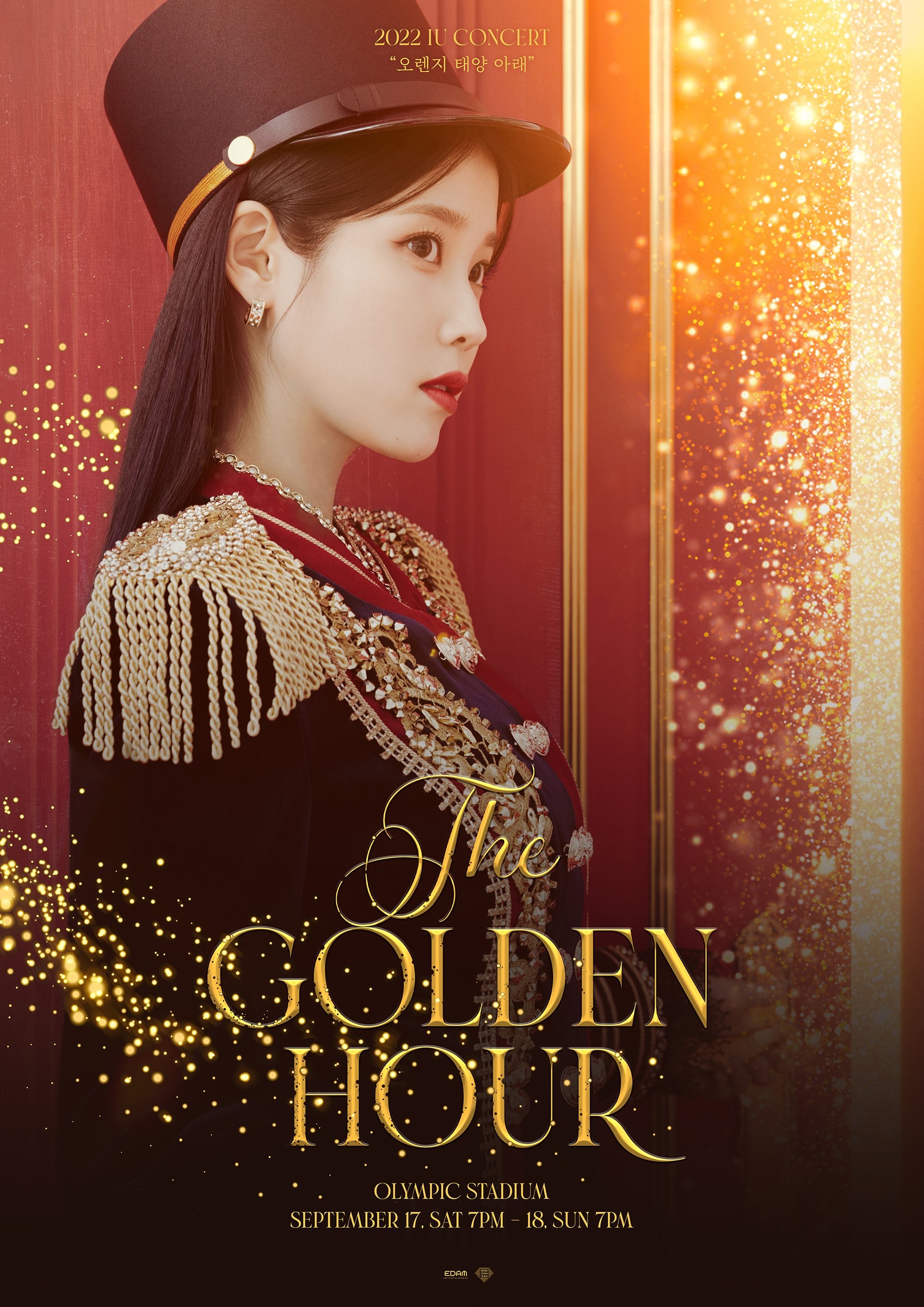 Poster de 2022 IU Concert [The Golden Hour: Under The Orange Sun]