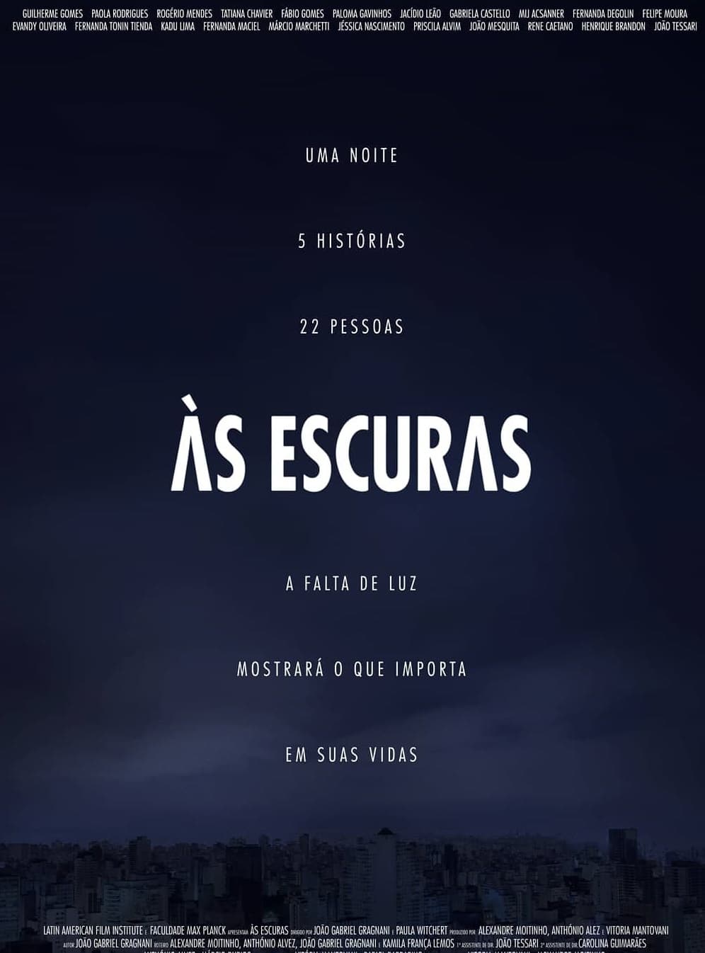 Poster de Às Escuras