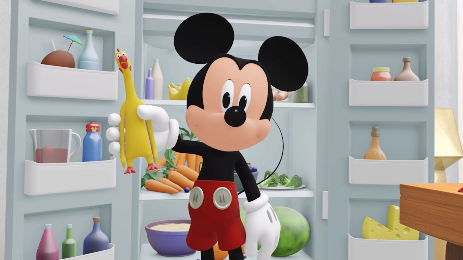 What's in Mickey's Fridge?