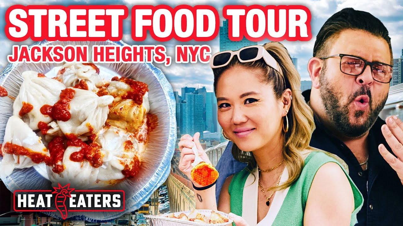 Spicy NYC Street Food Tour with Adam Richman!