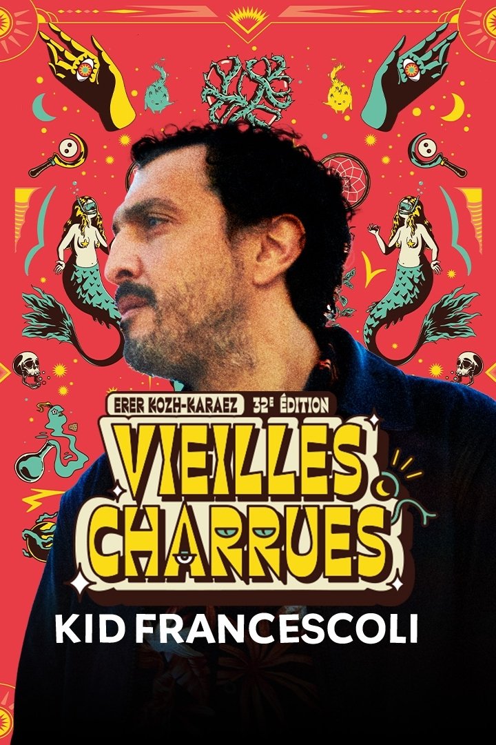 Poster de Kid Francescoli en concert aux Vieilles Charrues 2024