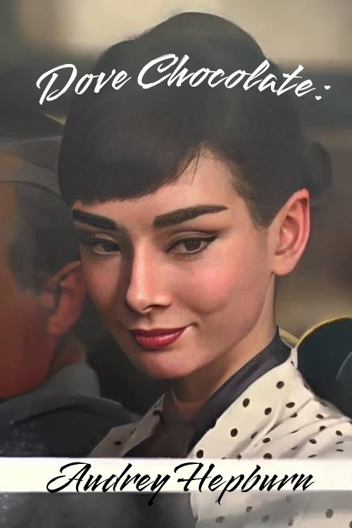 Poster de Dove Chocolate: Audrey Hepburn