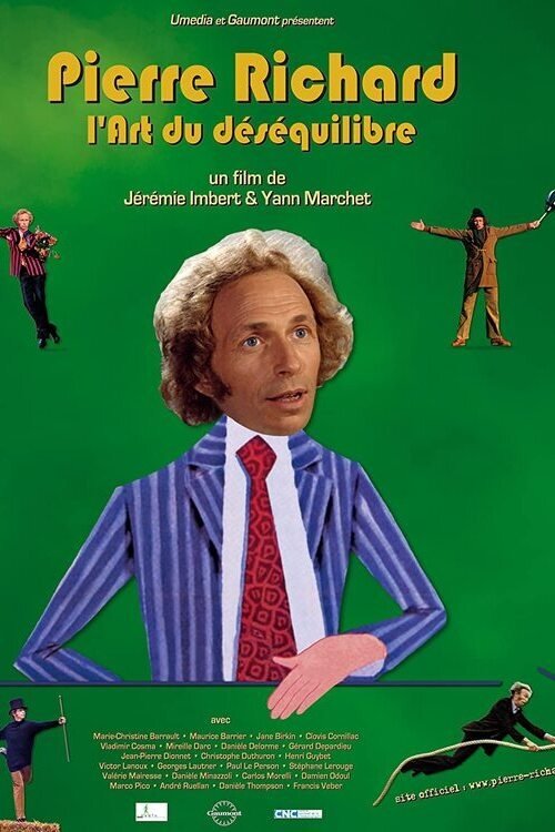 Poster de Pierre Richard, l'art du déséquilibre