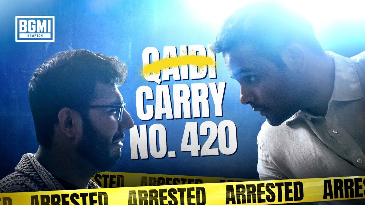 @arpitbaala Arrests @CarryMinati #BGMI