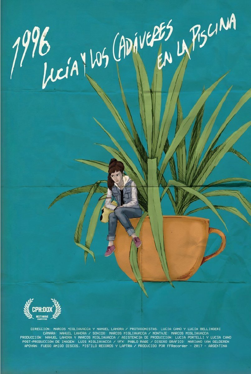 Poster de 1996 Lucia y los cadaveres en la piscina
