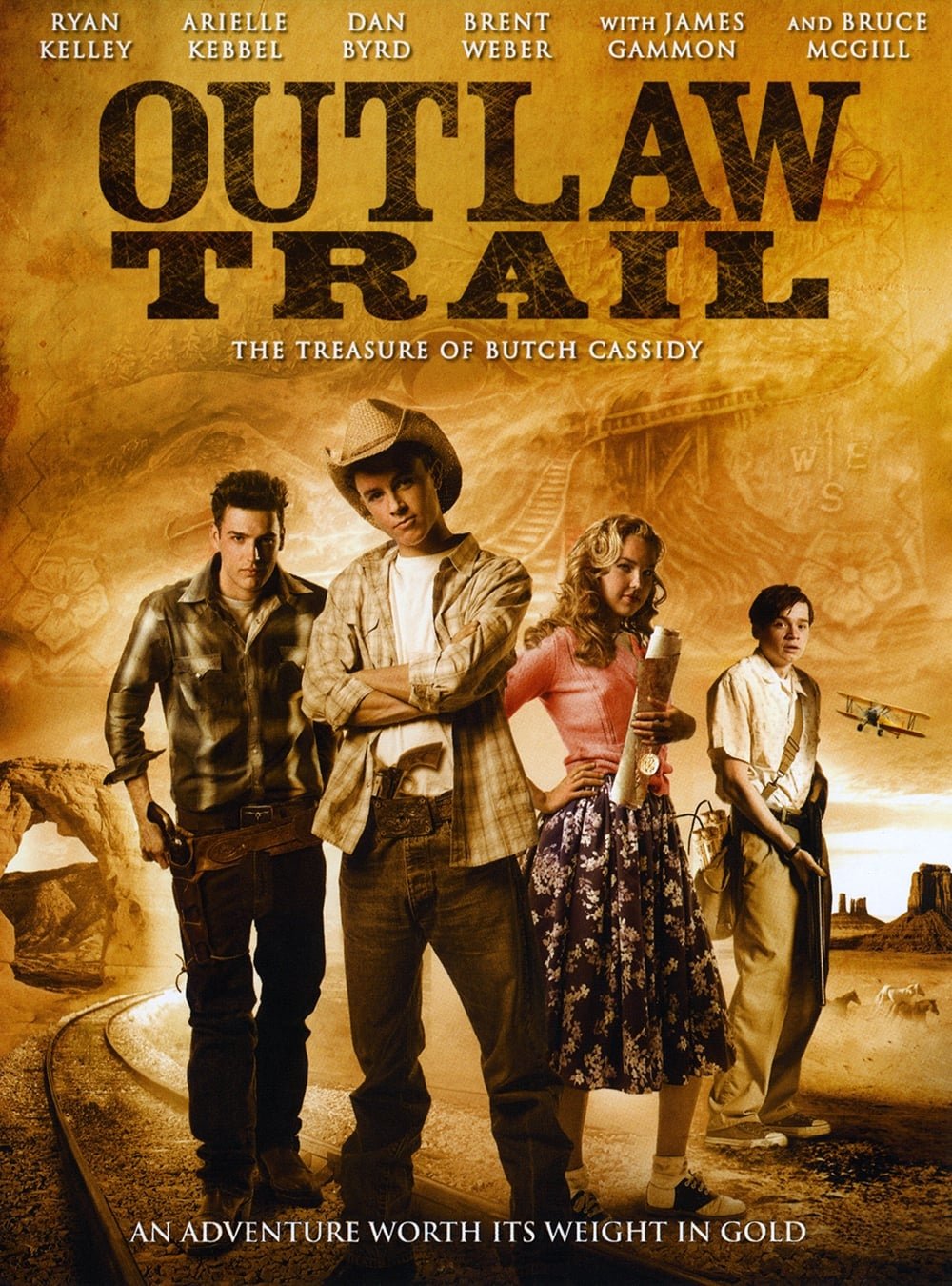 Affiche du film Le Trésor de Butch Cassidy