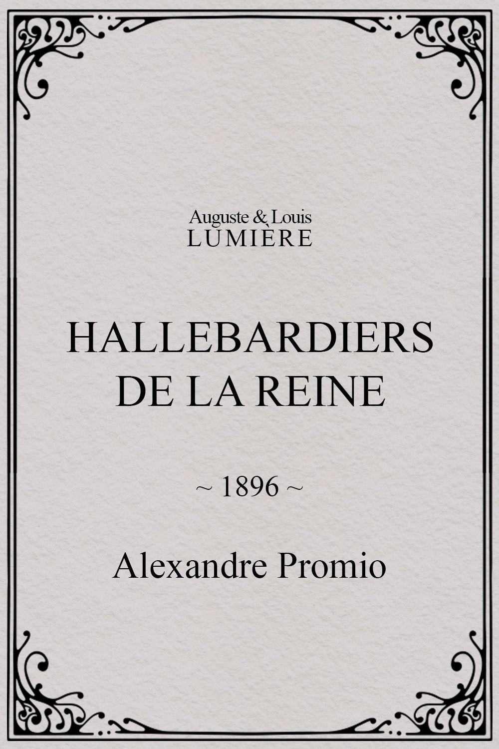 Poster de Hallebardiers de la reine