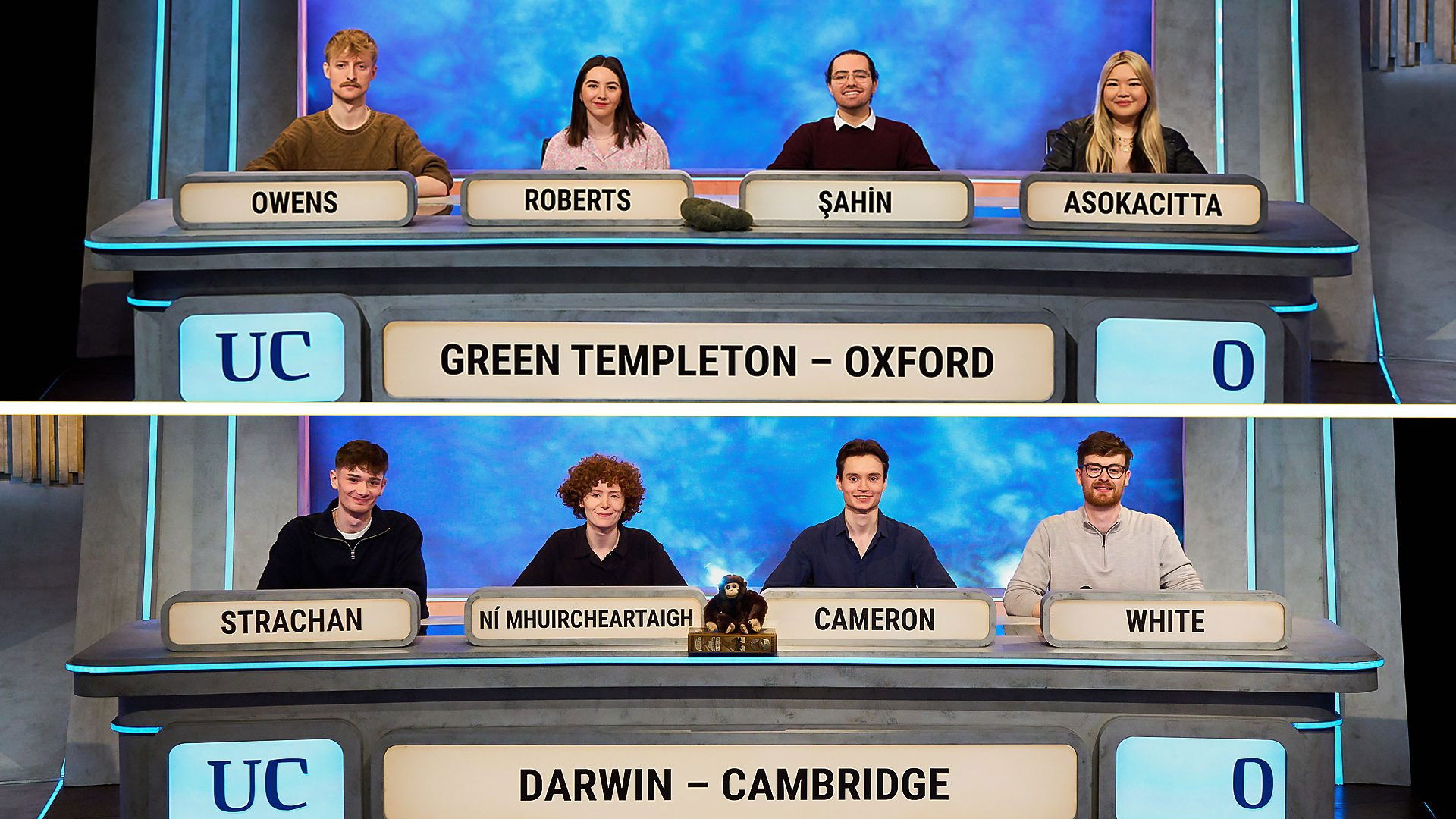 Green Templeton College, Oxford v Darwin College, Cambridge