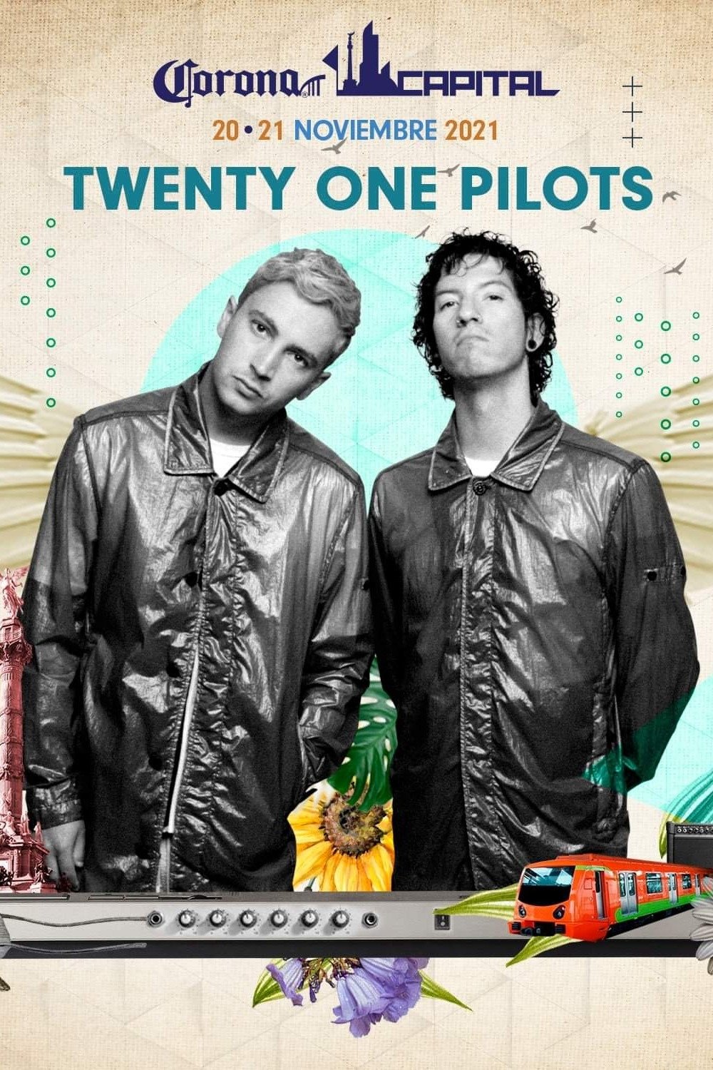 Poster de Twenty One Pilots - Live at Corona Capital 2021