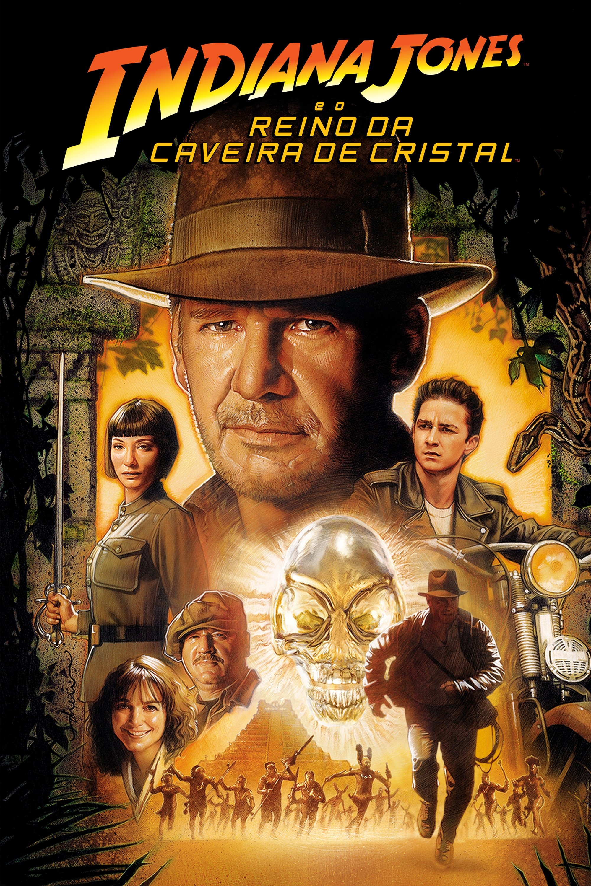 Poster de Indiana Jones e o Reino da Caveira de Cristal