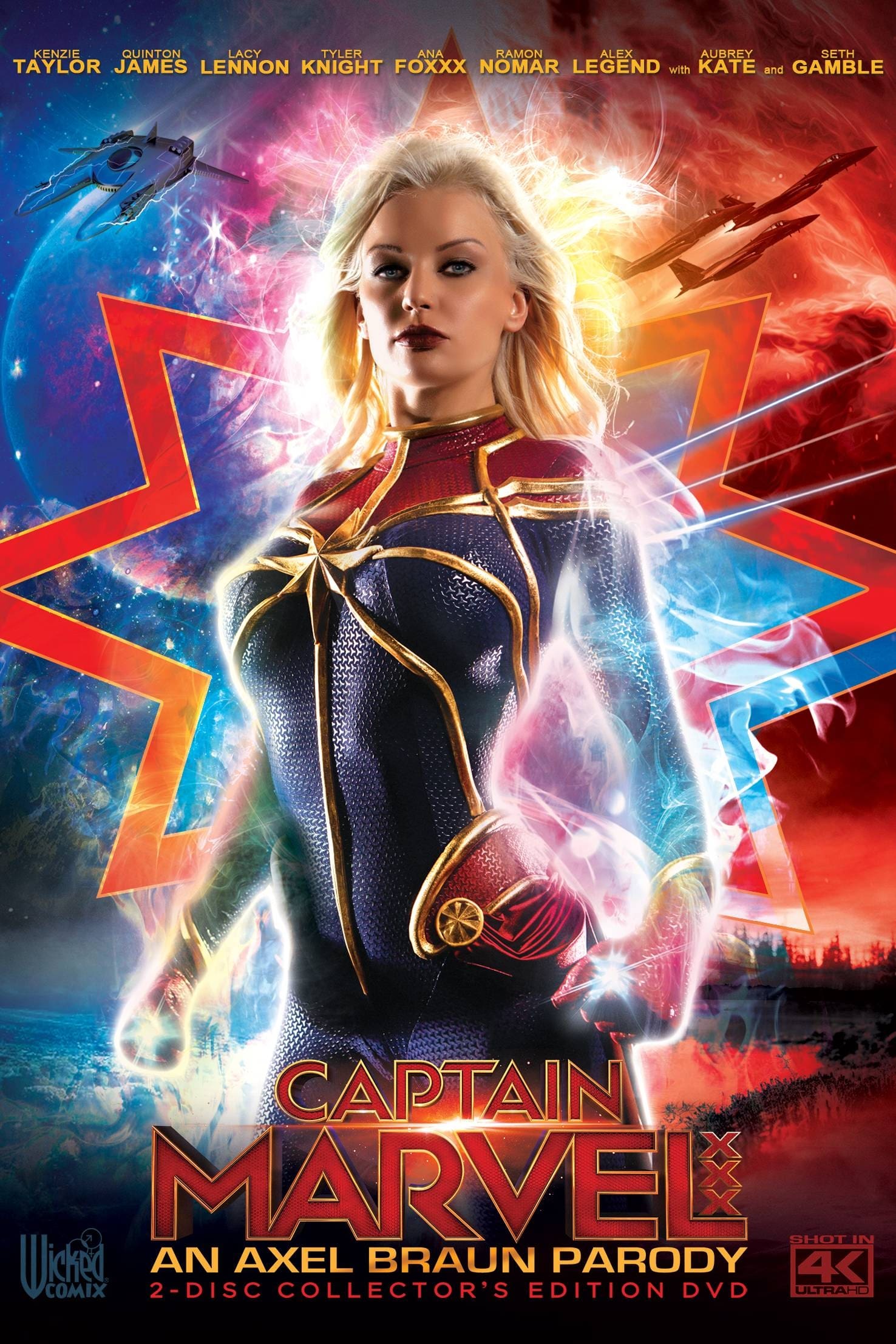 Poster de Captain Marvel XXX: An Axel Braun Parody