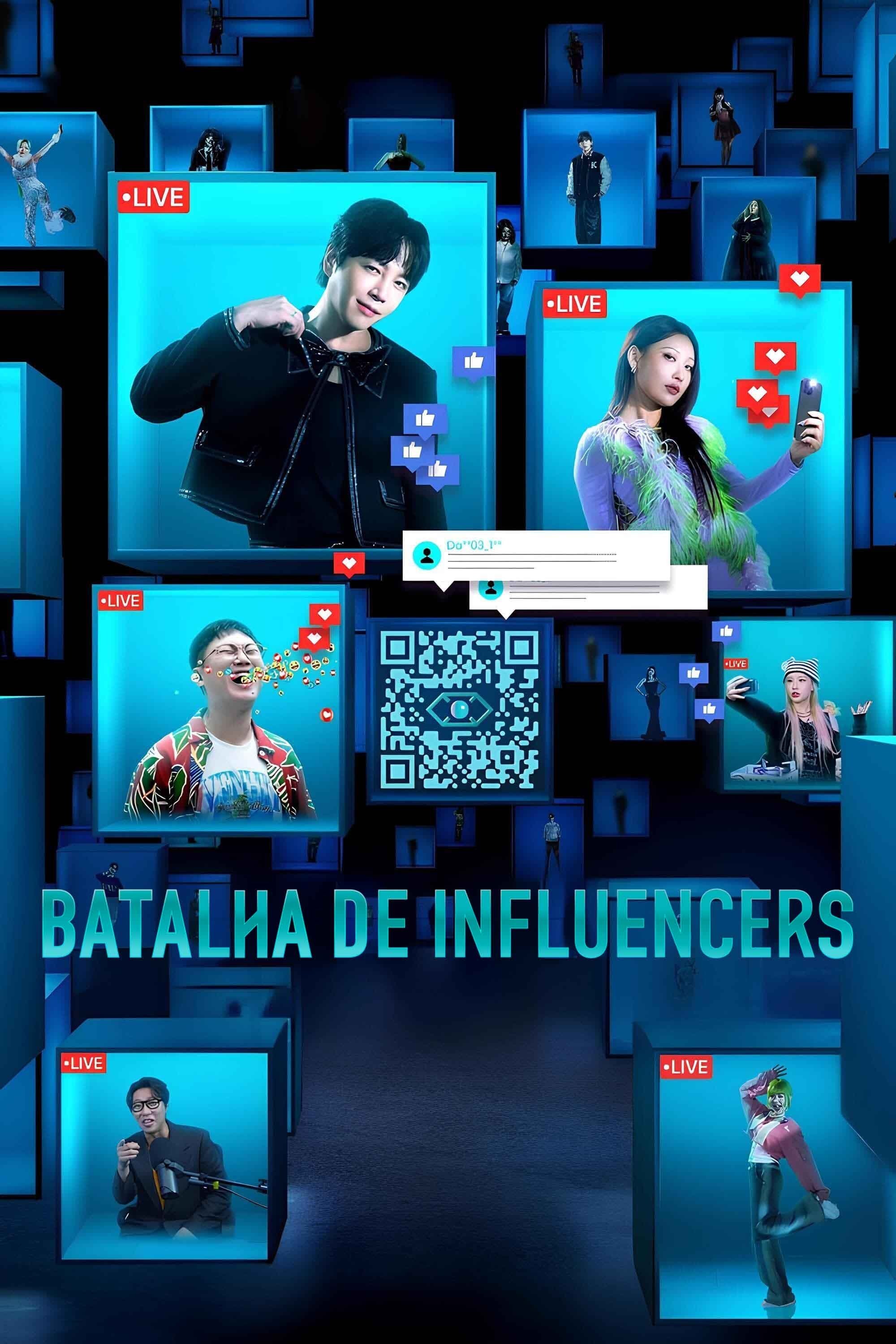 Poster de Batalha de Influencers