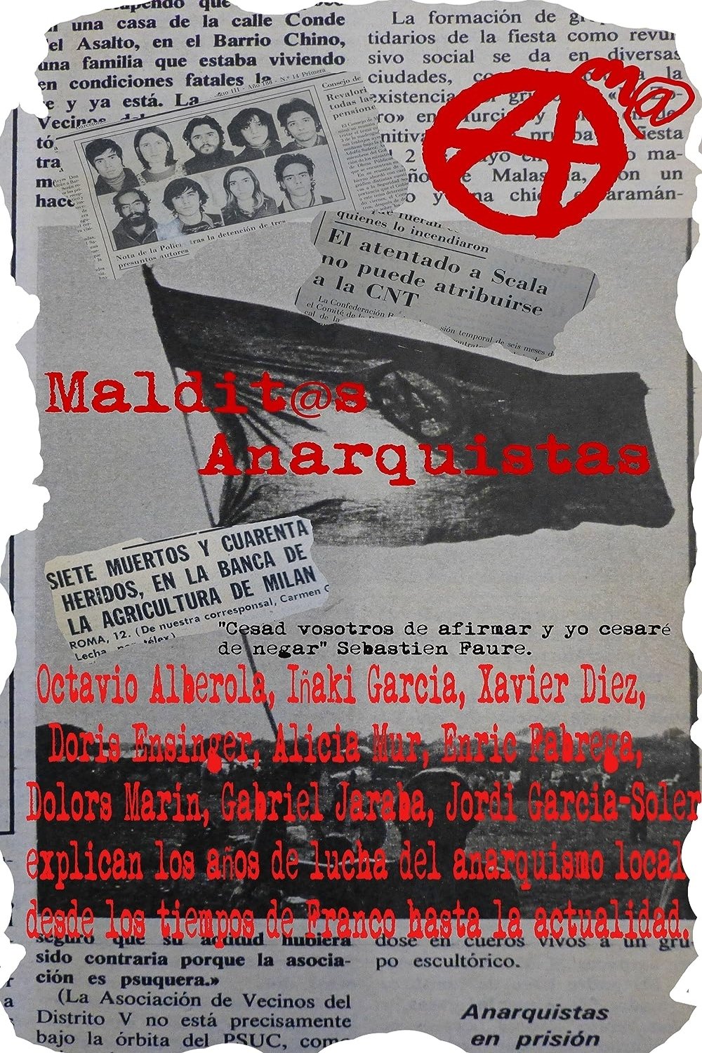 Poster de Maldit@s Anarquistas